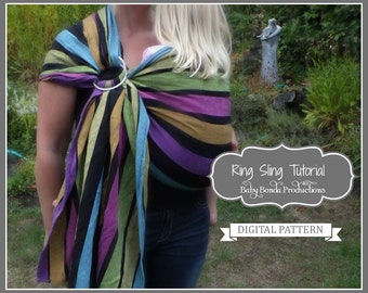 Ring Sling - Sew your own Baby Carrier ~ ePattern ~ PDF Sewing Pattern