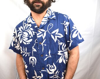 Vintage 1950s, 50s Alfred Shaheen Hawaiian Shirt