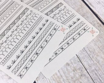 Planner Border Stickers