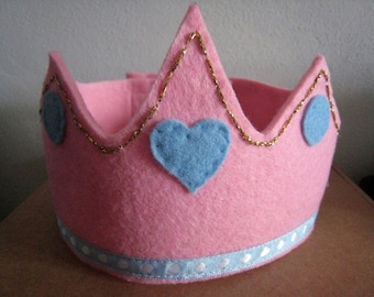 Child CROWN of felt-handmade