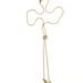 Vintage Heart Moon Star Long Lariat Bolo Style Necklace