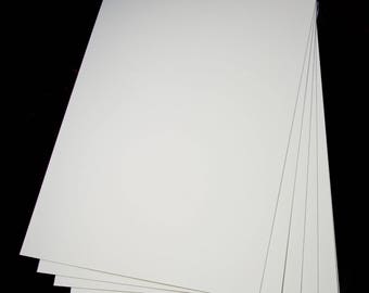 Blotting Paper. English Acid Free 300gm Weight. A4 Size. 5 Sheets