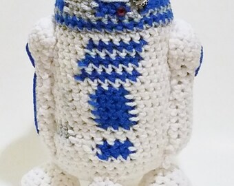 Amigurumi Crochet Star Wars Inspired R2D2