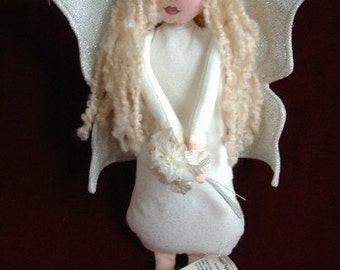 Winged Spirit Wall Hanger Art Doll no. 6