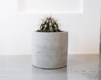 Concrete Succulent Pot | Cactus Planter | Minimalist | Modern | Plant | Indoor | Outdoor | Medium