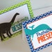 Dinosaur menu card, dinosaur birthday tent card, dinosaur party buffet card, dinomite desserts, prehistoric presents, dinosaur drinks