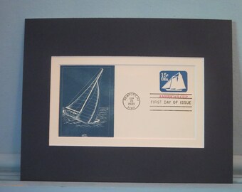 1851 - the Yacht "America" wins the Cup & First day Cover for the America's Cup