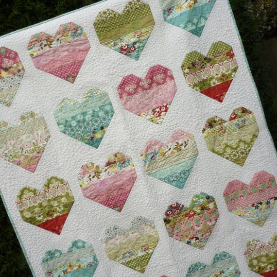 PDF Quilt Pattern Jelly Roll Pattern Modern Quilt Pattern