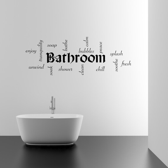 bagno parole frasi wall sticker sala lounge citazione bagno parole frasi wall sticker sala lounge citazione