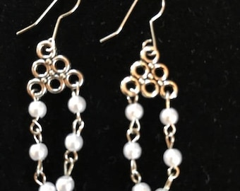 Petite Unique Pearl Earrings