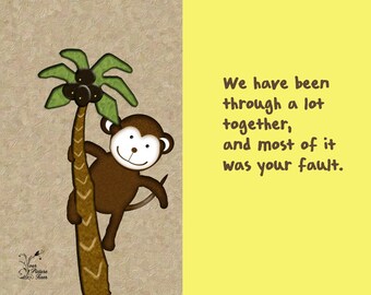 Folded Note Card/Stationery/Humor/Custom