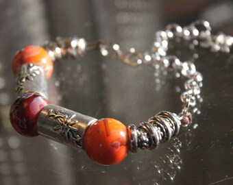 trendy boho beaded bracelet