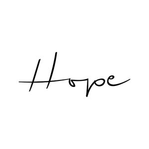 Hope word art | Etsy