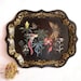 Vintage Metal Toile Tray Paint by Numbers Unfinished