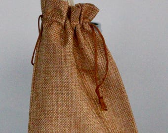 Affirmations in burlap