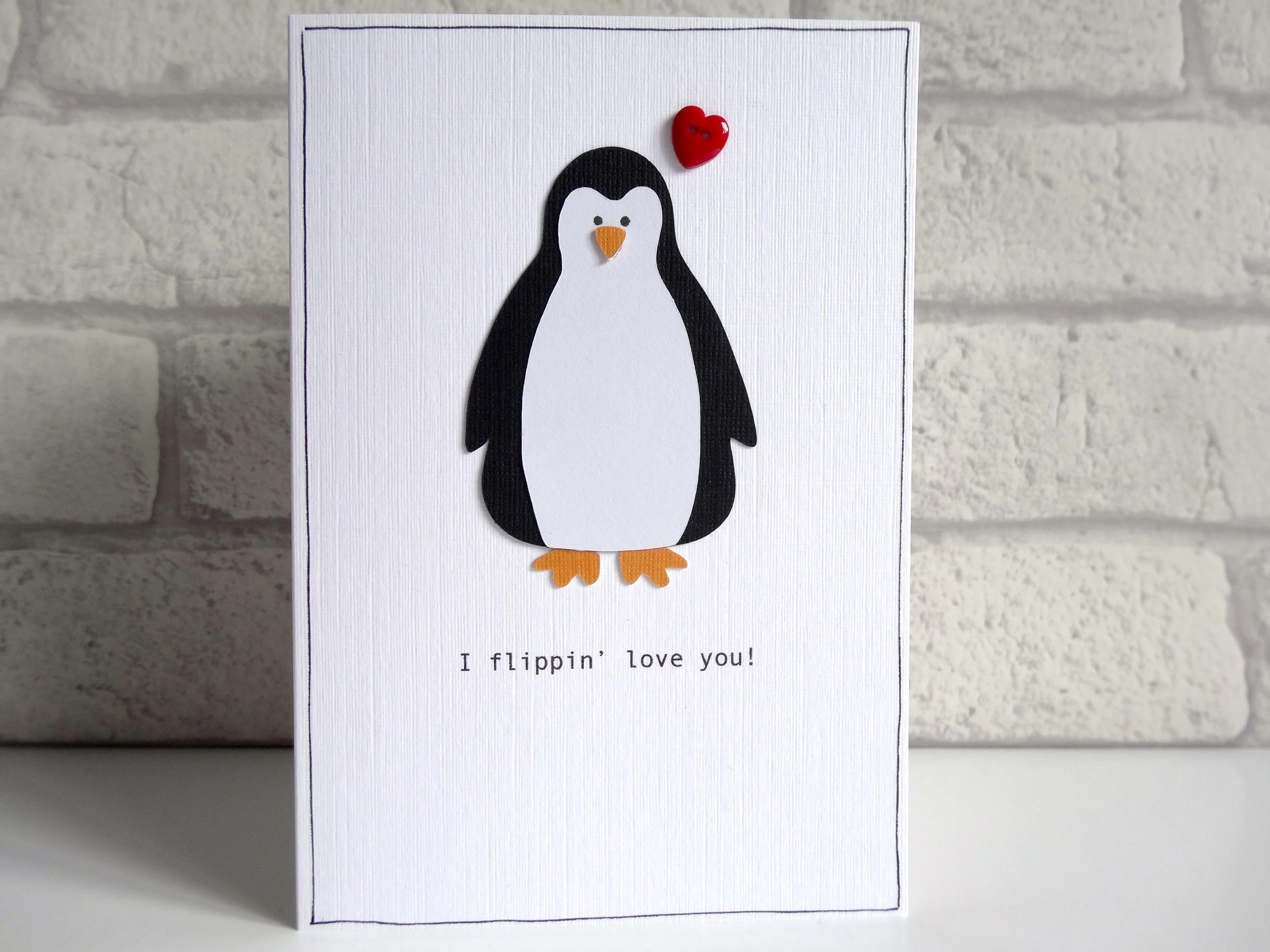 Pin By Emily Nelsen On Valentine S Day Gifts Funny Anniversary Cards Anniversary Greeting Cards Penguin Puns