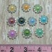 Rhinestone Pearl Embellishments, pack of 10 embellishments, rhinestone and pearl centers