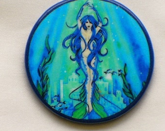 MERMAIDS ATLANTIS Fantasy Talisman Amulet