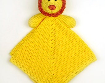 Lion Security Blanket - PDF Crochet Pattern - Instant Download