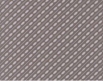 Lulu Lane ~ Petal Stripe in Slate Coral by Corey Yoder ~ Moda fabrics .. 29026 20 ~ By the Yard