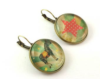 Earrings # my little circus # large size