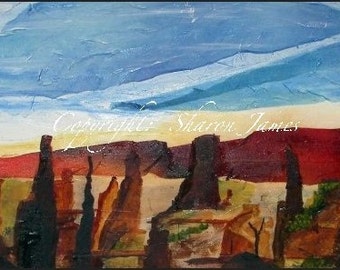 Golden Glow - Original Mixed Media Painting by Sharon James