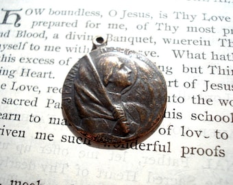 St. Joan of Arc - Religious Medal - Catholic Medal - Vintage Replica - Made in the USA