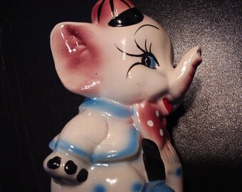 Carnival Chalkware Elephant Bank