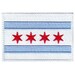 Chicago Flag Embroidered Patch