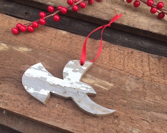 Christmas Ornament Doves- dove ornaments made from reclaimed wood