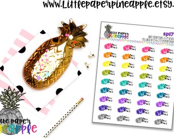 Panic Attack Spoonie Planner Stickers | Repositionable Matte Stickers | SP17