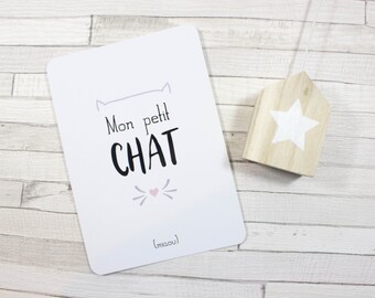 Postcard - my cat - decoration