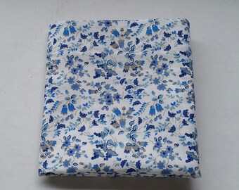 Pillowcase Item # 4 ... blue/gray floral