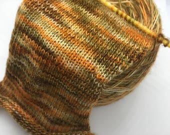 SAMPLE SALE Fall in the Air Hand Painted 100% Merino Wool Hand Dyed Wool Fall in the Air stumptownyarn