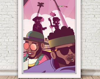 Anderson Paak & Knxwledge are NXWORRIES - Lyk Dis - print, 2018