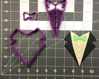 Tuxedo Shirt 100 Cookie Cutter Set