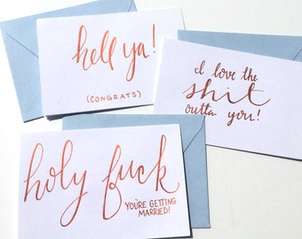 Greeting Cards, Custom Calligraphy