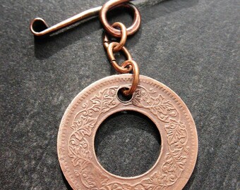 Coin of India Toggle Clasp