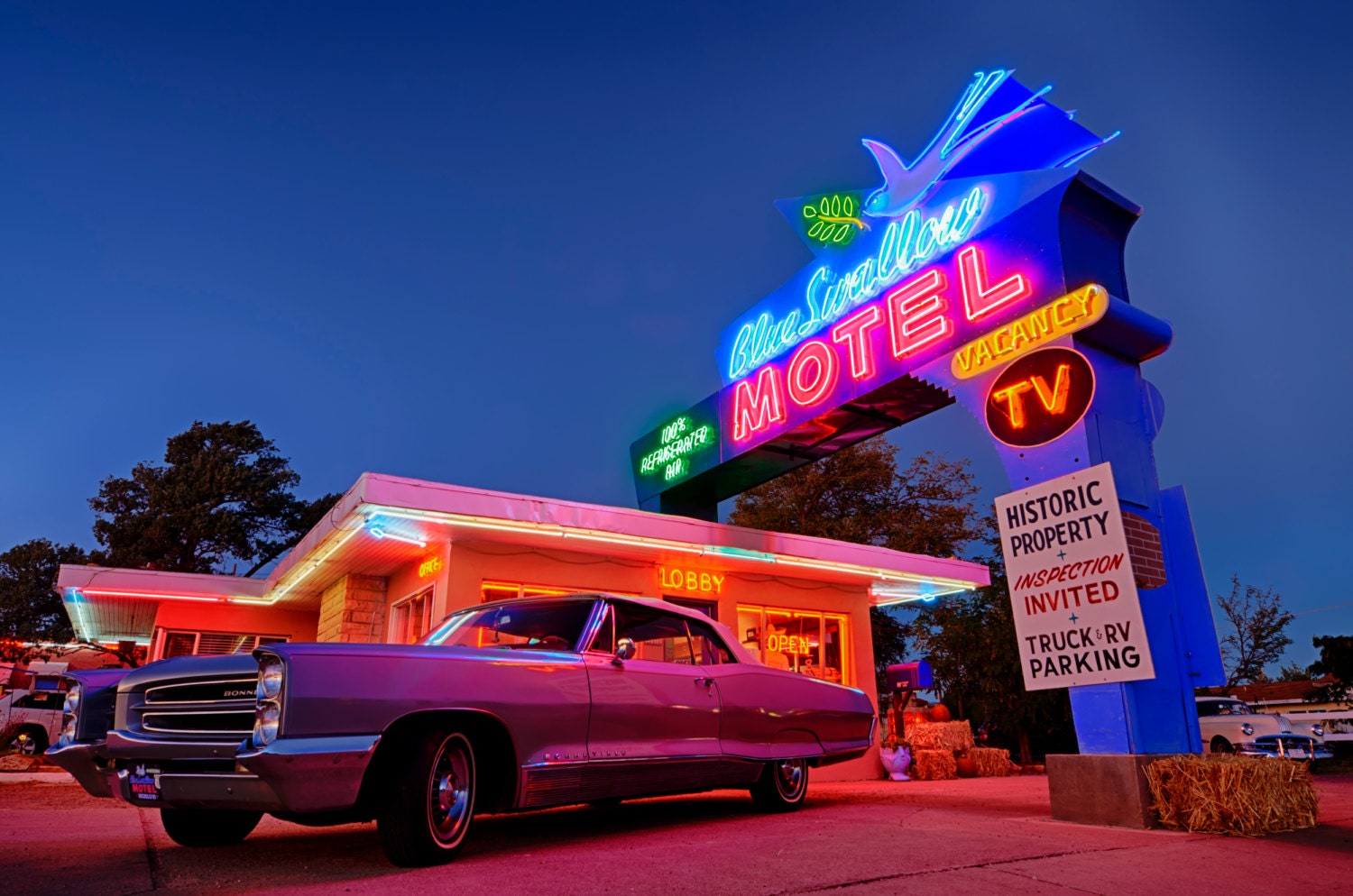 Blue Swallow Motel Route 66 New Mexico Fine Art Photography