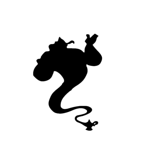 Genie from Disney's Aladdin Disney Magic Band Decal