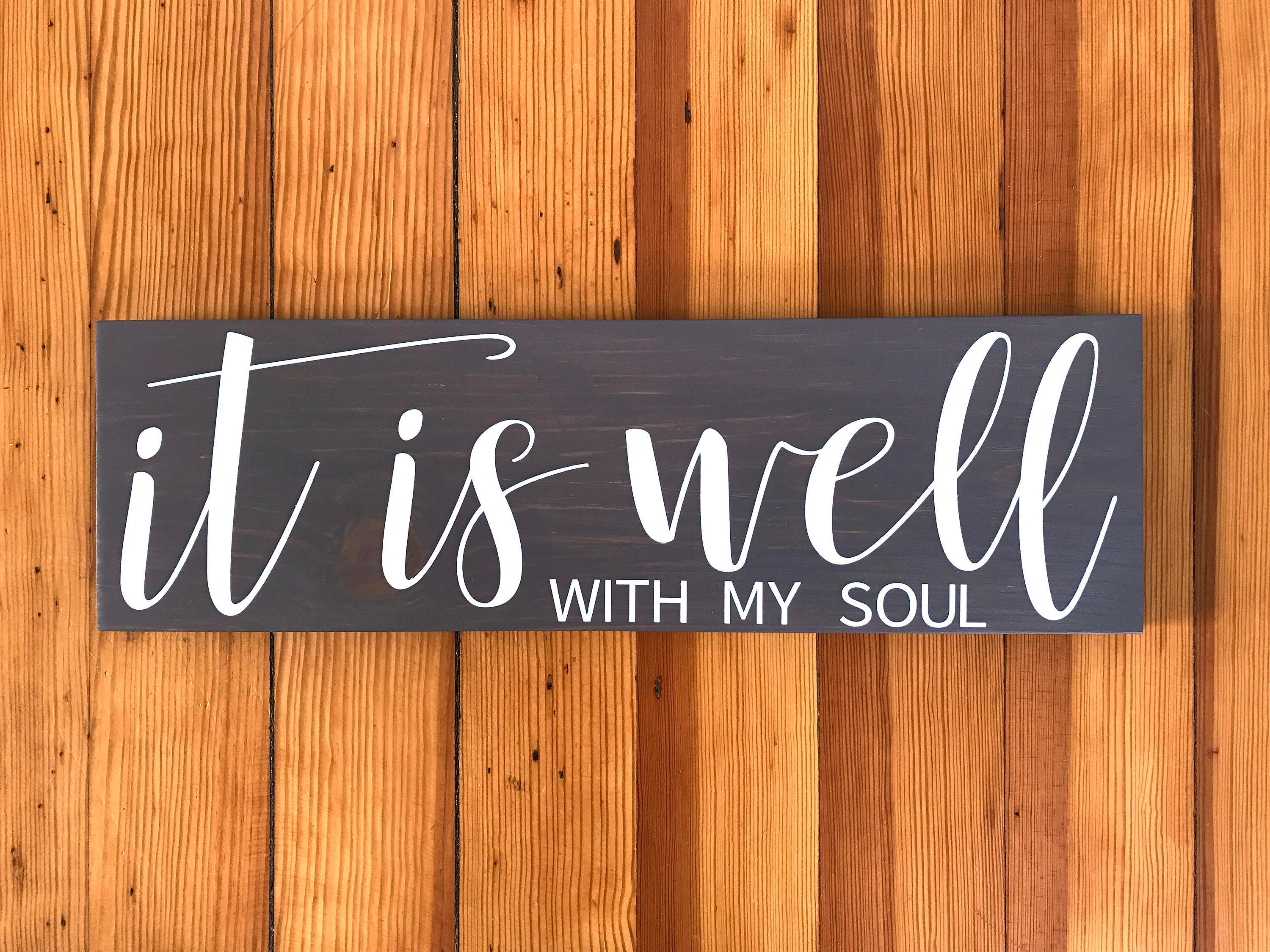 Christian Signs Scripture Wall Art Scripture Signs It Is