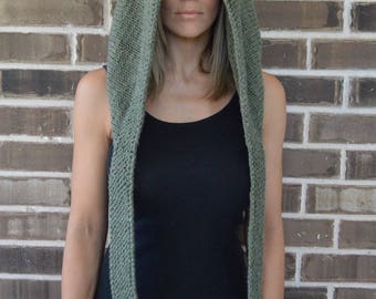 Hoodie Scarf // Scarf with Hood // Warm Hood
