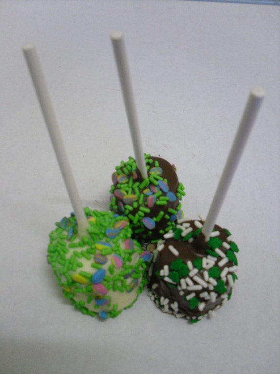 Chocolate Covered Marshmallow Lollipops