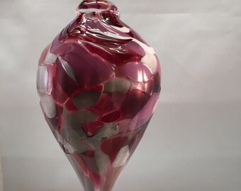 Hand Blown Tapered Christmas Ornament