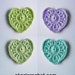 Easy crochet heart PDF Pattern. Beginner level. Cheap crochet pattern _ C03