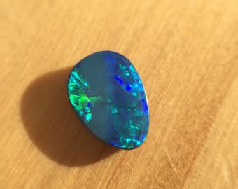 Boulder Opal Doublet Loose Vibrant Teal 1.24ct