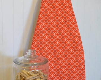 Designer Ironing Board Cover - Metro Living Tiles Orange