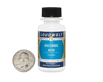 Ascorbic Acid "Vitamin C" / 1 Ounce / Fine Powder / Food Grade / 99.9% Pure / Same Day Shipping