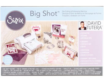 BIG SHOT - DAViD TUTERA BUNDLEs !! **Purple Cutting Pads !! - Great Die Cutter and Embossing Machine With EXTRAs !!