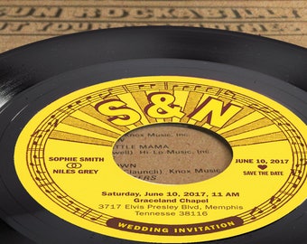 Custom Wedding Invitation Kit made from Vinyl | Invitation Card | Invitation Set | Wedding Cards